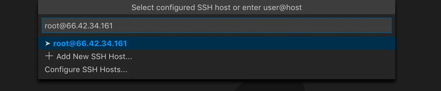 ユーザー名とホスト名の指定